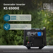 Generador inverter de gasolina KS 6500iE thumbnail