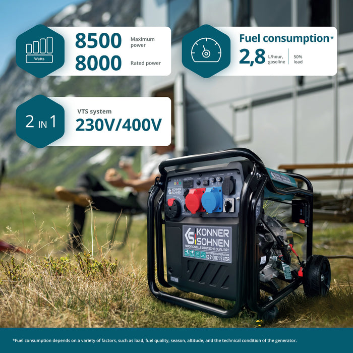 Γεννήτρια Inverter KS 8100iE 1/3 ATSR