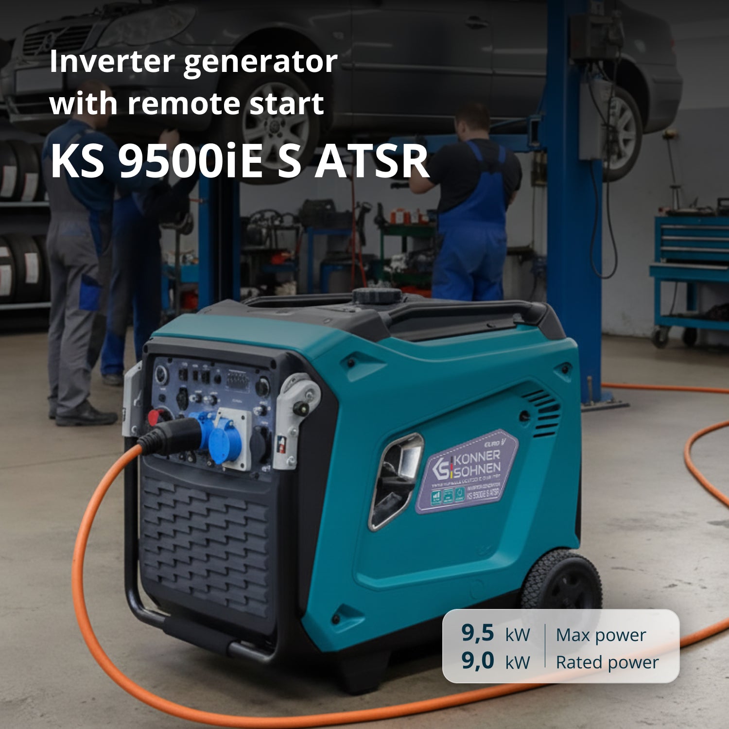 Invertorový generátor KS 9500iE S ATSR