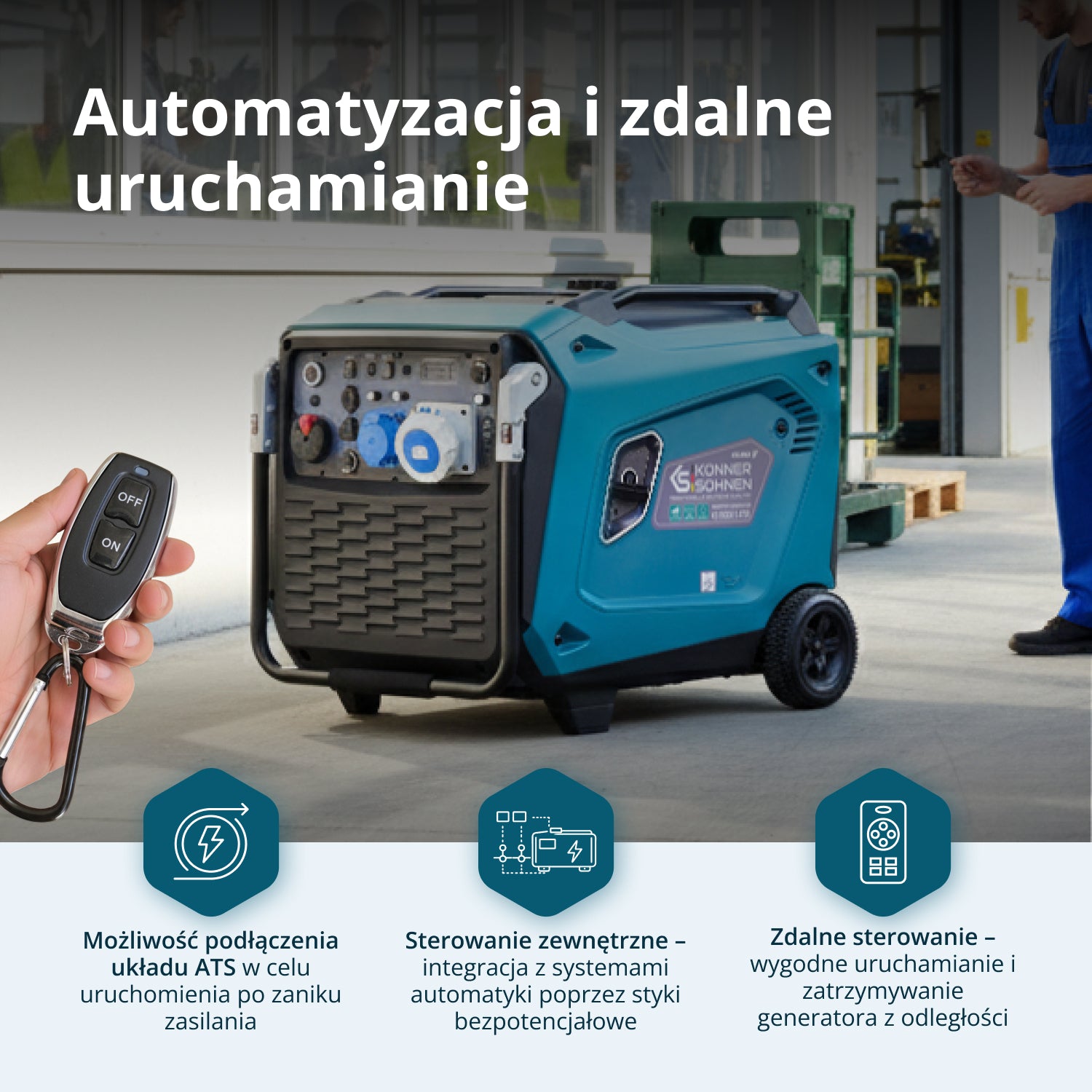 Generator inwerterowy KS 9500iE S ATSR