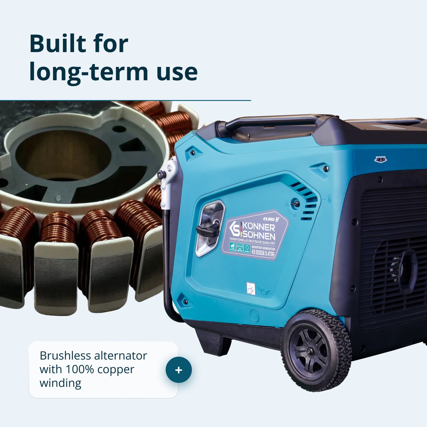 Invertorový generátor KS 9500iE S ATSR