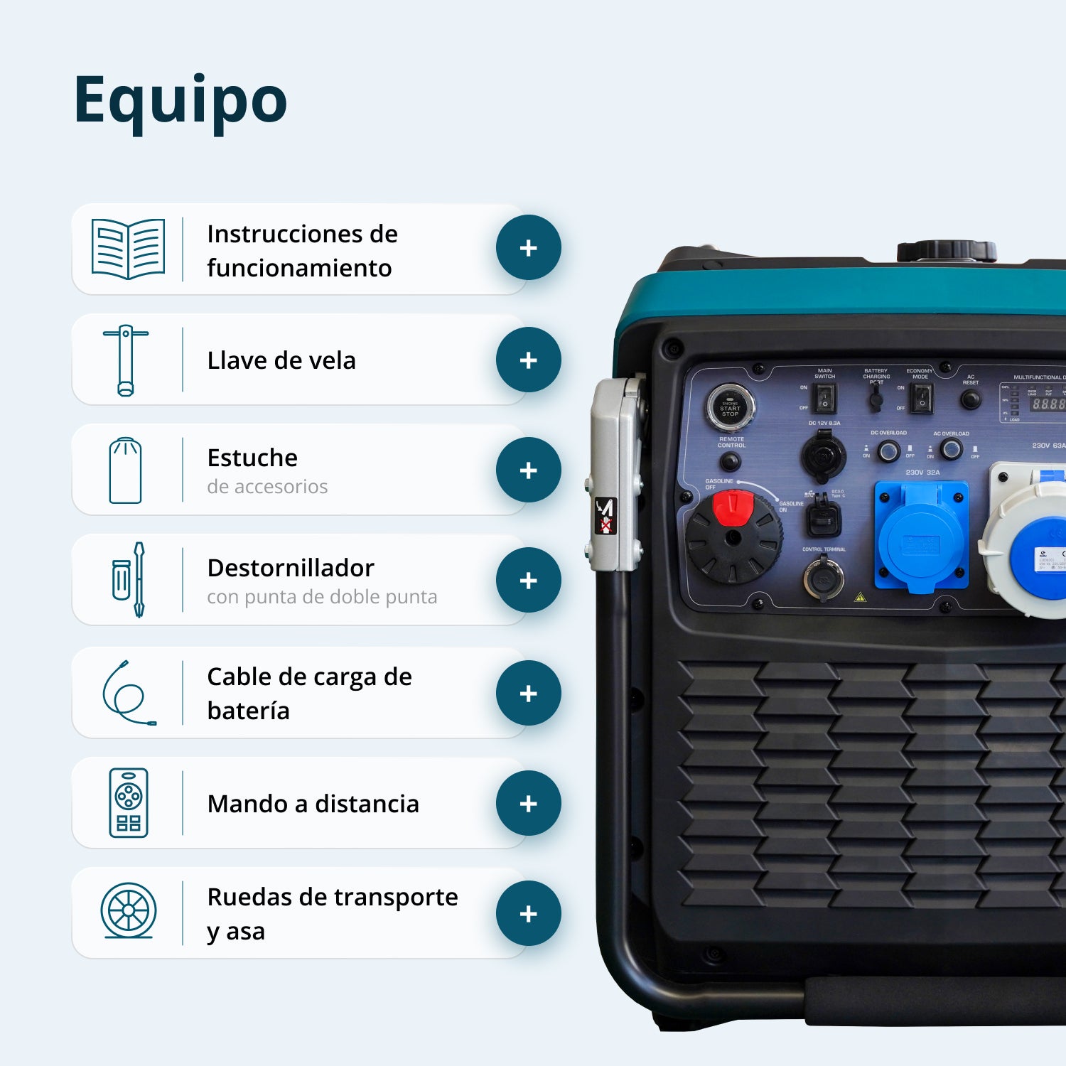 Generador Inverter KS 9500iE S ATSR