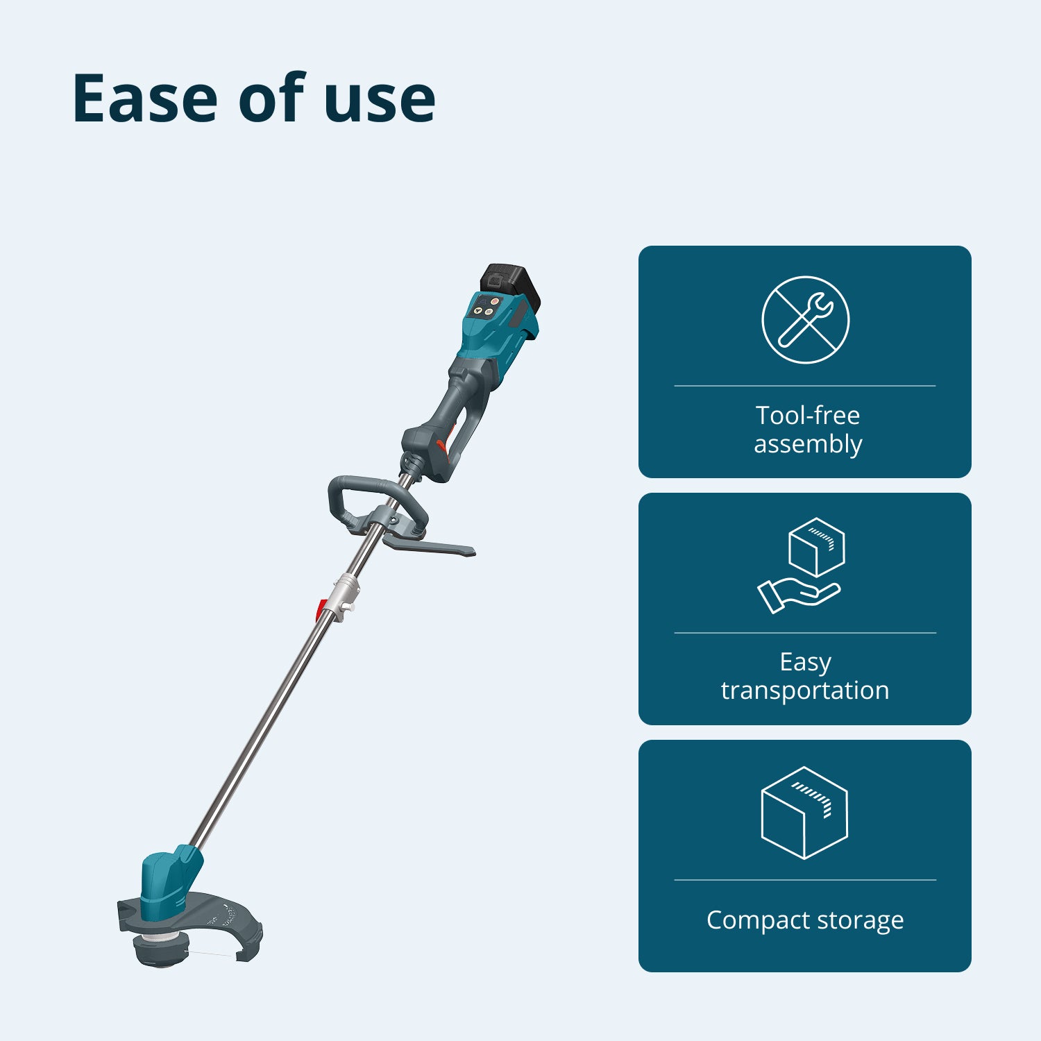 Cordless brush cutter & String trimmer KS BCT-20V (Refurbished Excellent)