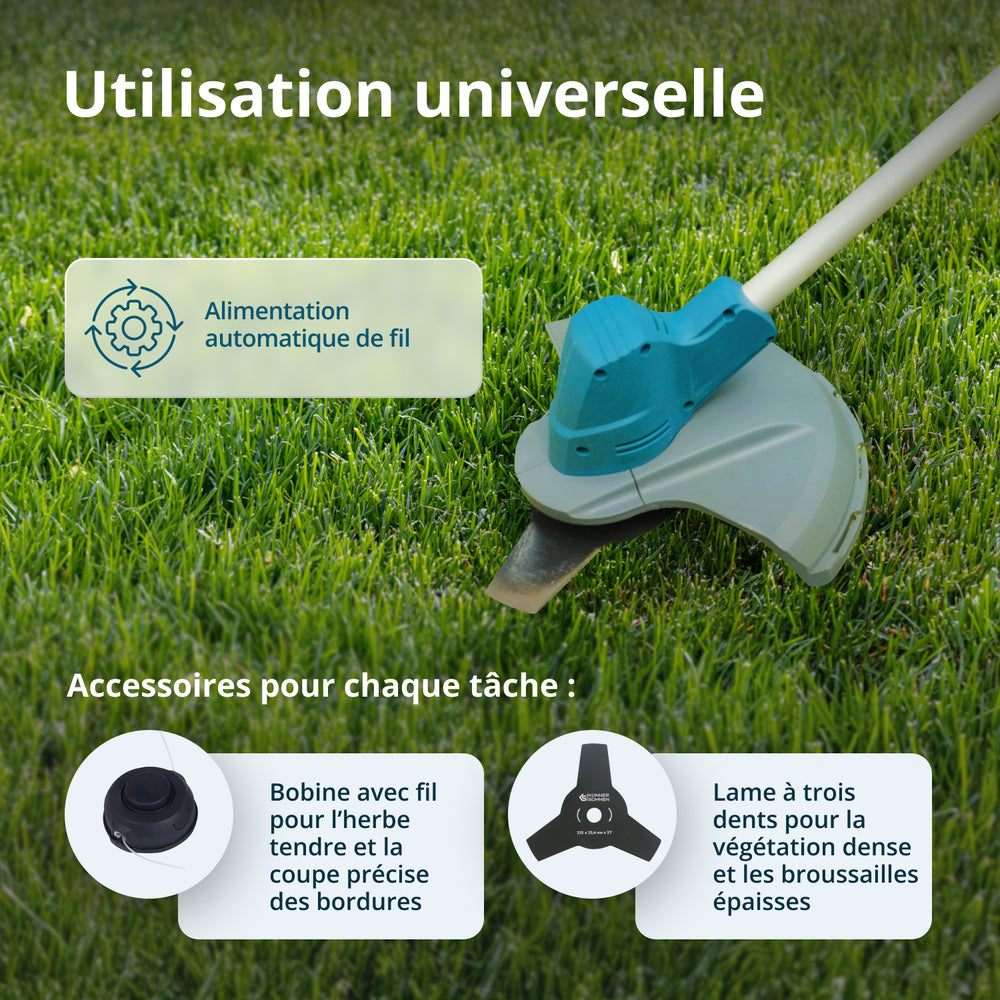 Kit promotionnel pour l'entretien de la pelouse KS 33LM-BCT20V-SET