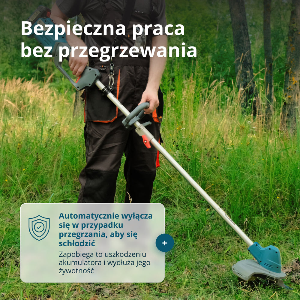 Bezprzewodowa wykaszarka i podkaszarka KS BCT-20V