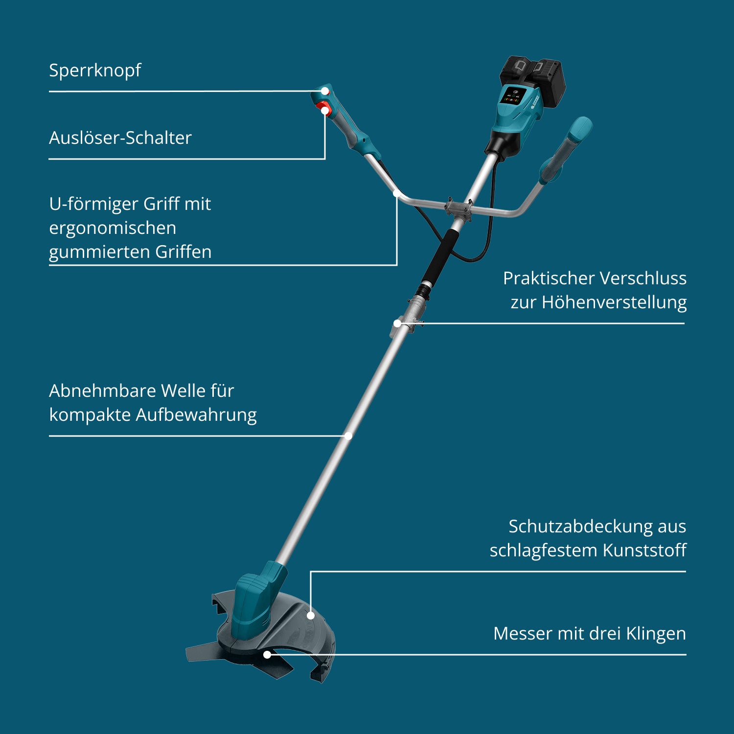 Akku-Rasentrimmer KS BCT-40V