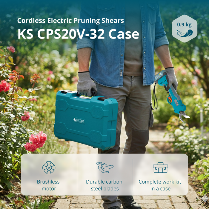Sladdlös Elektrisk Beskärningssax KS CPS20V-32 Case