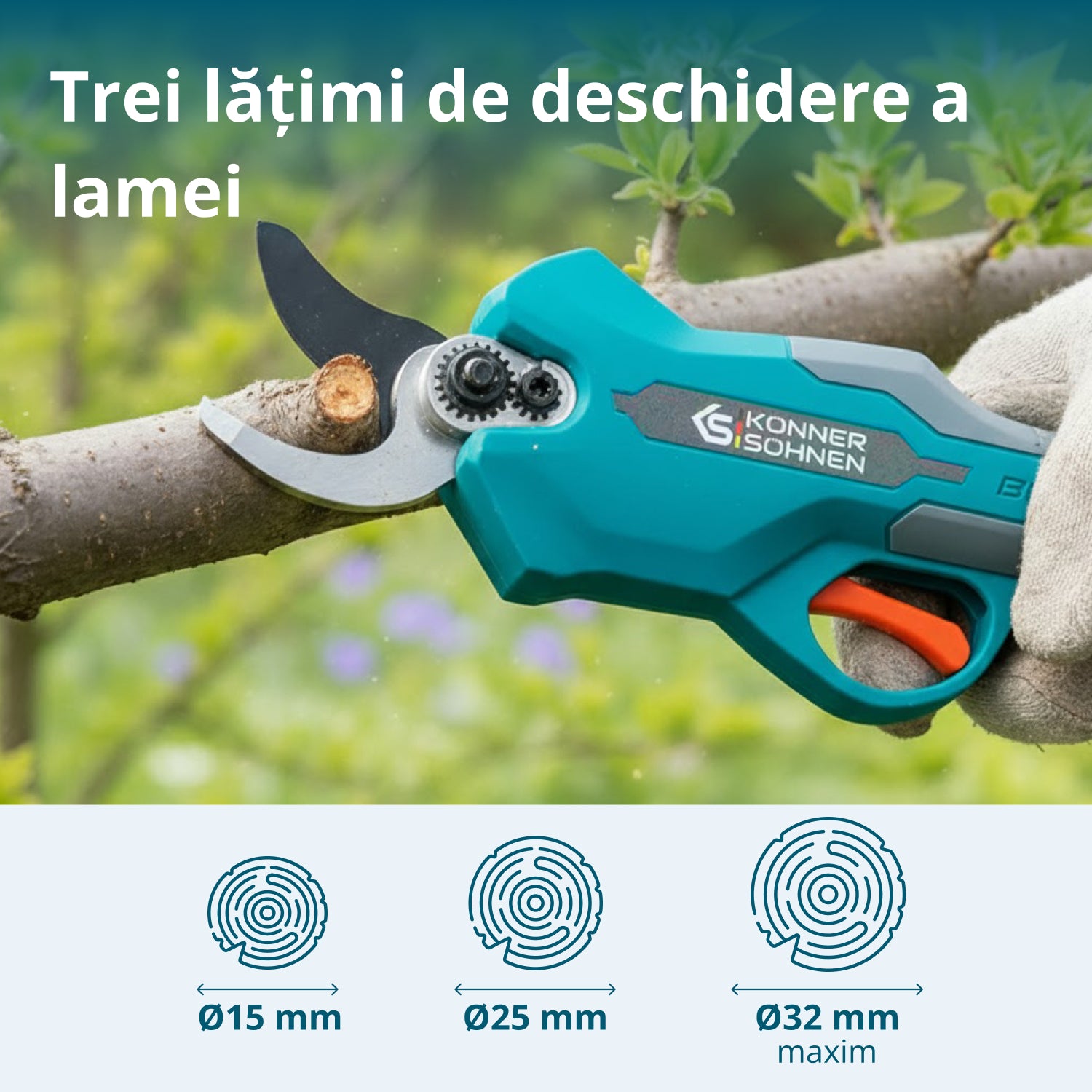 Foarfecă de grădină cu acumulator KS CPS20V-32 Case