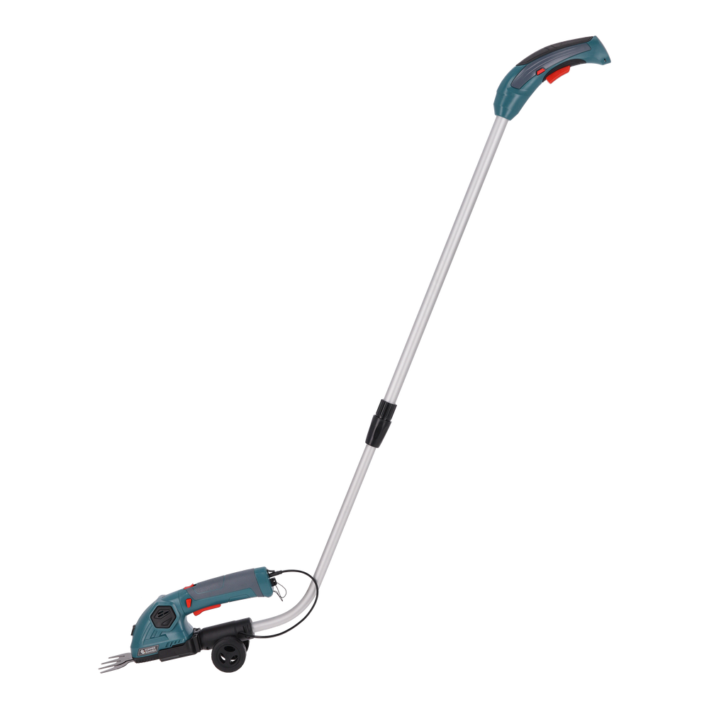 Snoerloze 2 in 1 Grasmaai- en Heggenschaar met Telescopische Verlengstok KS SHT-8V + Extension Pole