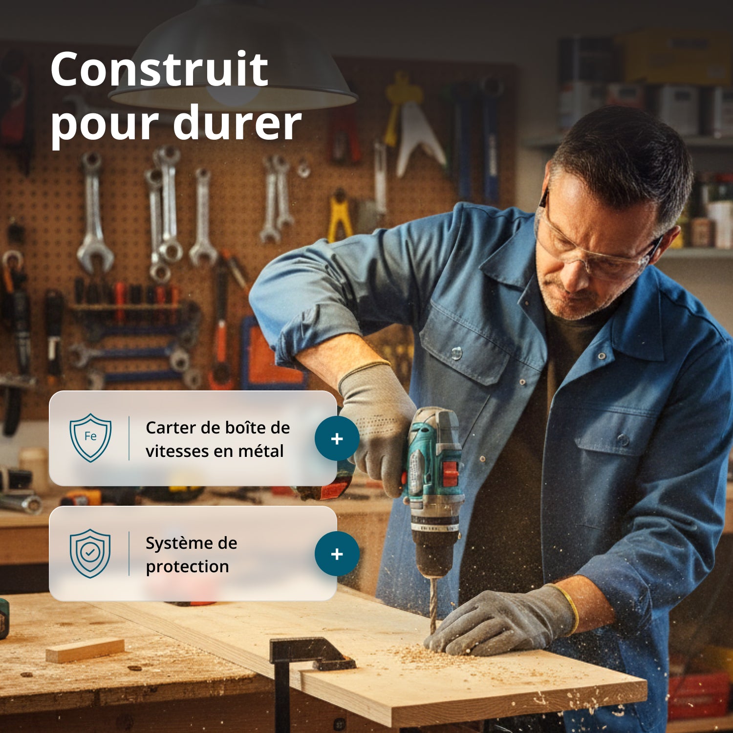 KS IDISD 20V SET 2 Kit d’outils sans fil  Master Set 2en1