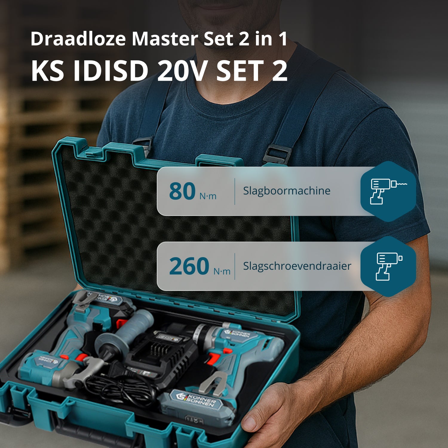 KS IDISD 20V SET 2 Cordless Master Set 2in1