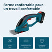 Taille-haie et cisaille à gazon 2 en 1 sans fil avec manche télescopique KS SHT-20V + Extension Pole thumbnail