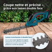 Taille-haie et cisaille à gazon 2 en 1 sans fil avec manche télescopique KS SHT-20V + Extension Pole thumbnail