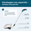 Taille-haie et cisaille à gazon 2 en 1 sans fil avec manche télescopique KS SHT-20V + Extension Pole thumbnail