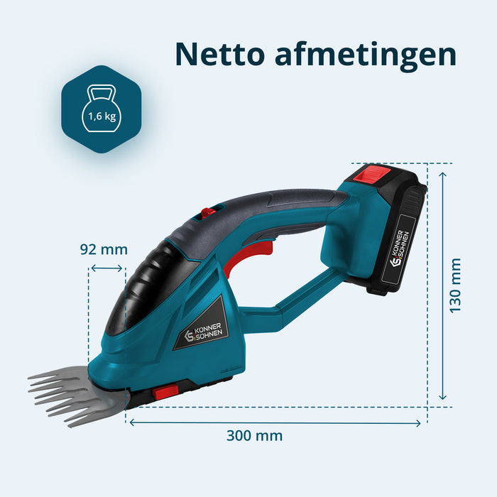 Snoerloze 2 in 1 Gras Schaar en Heggenschaar KS SHT-20V