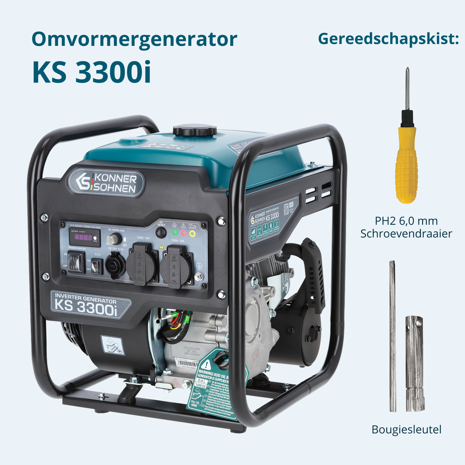 Invertergenerator KS 3300i (Gereviseerd Uitstekend)
