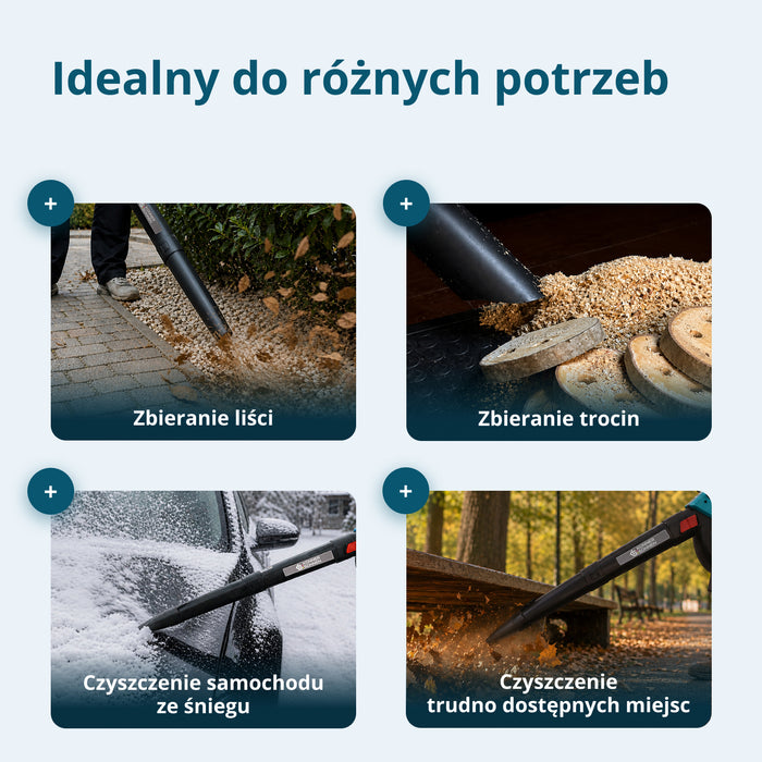 Ogrodowy bezprzewodowy odkurzacz-dmuchawa KS LBV-40V