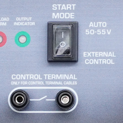 AUTO- och EXTERNKONTROLL-lägen