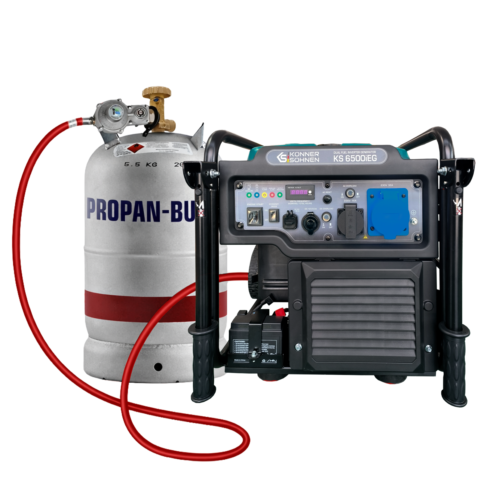 Groupe électrogène Inverter KS 6500iEG (Essence/Gaz)