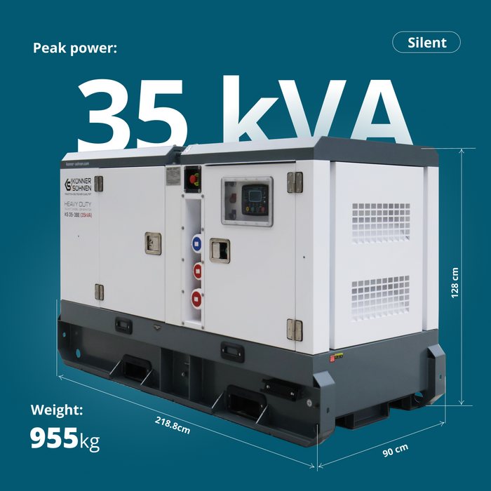 Tre-faset dieselkraftværk KS 35-3BE