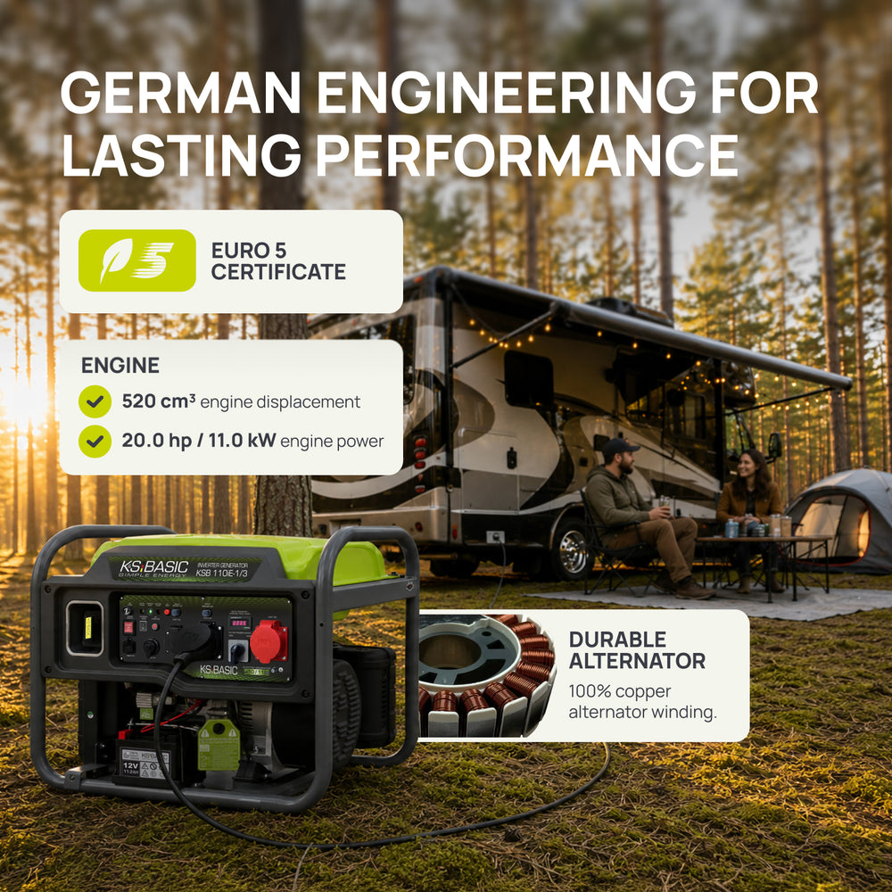 Invertorový generátor KSB 110iE-1/3