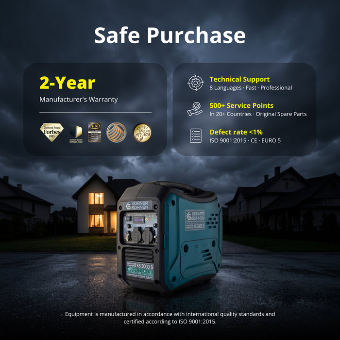 Инверторен генератор KS 3000i S