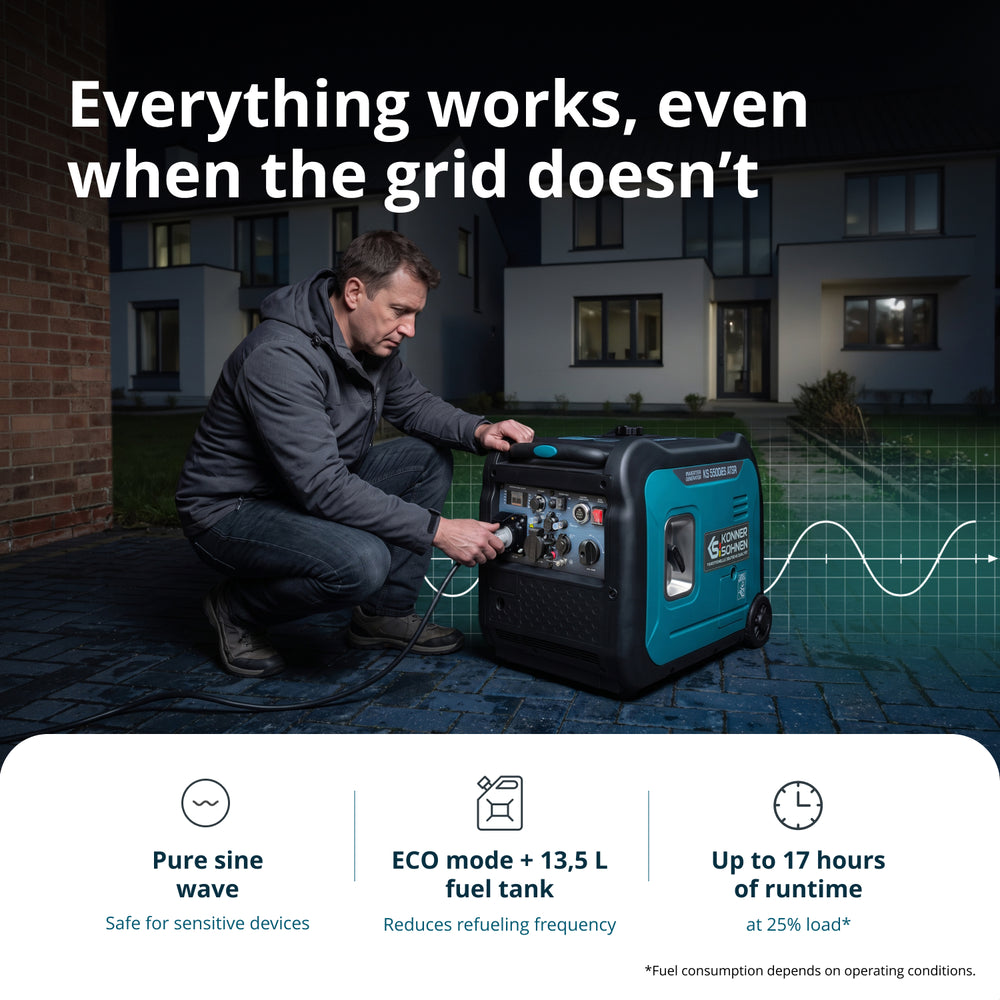 Gerador inversor KS 5500iE S ATSR