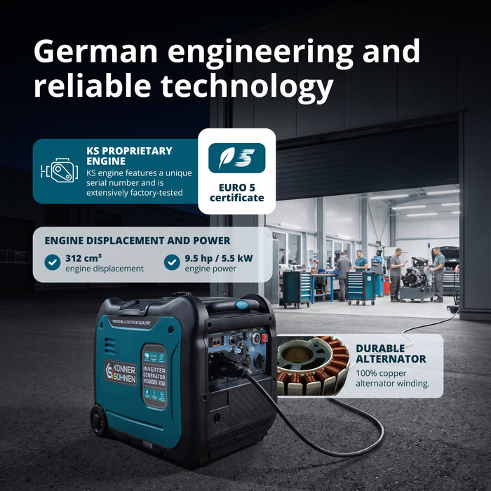 Gerador inversor KS 5500iE S ATSR
