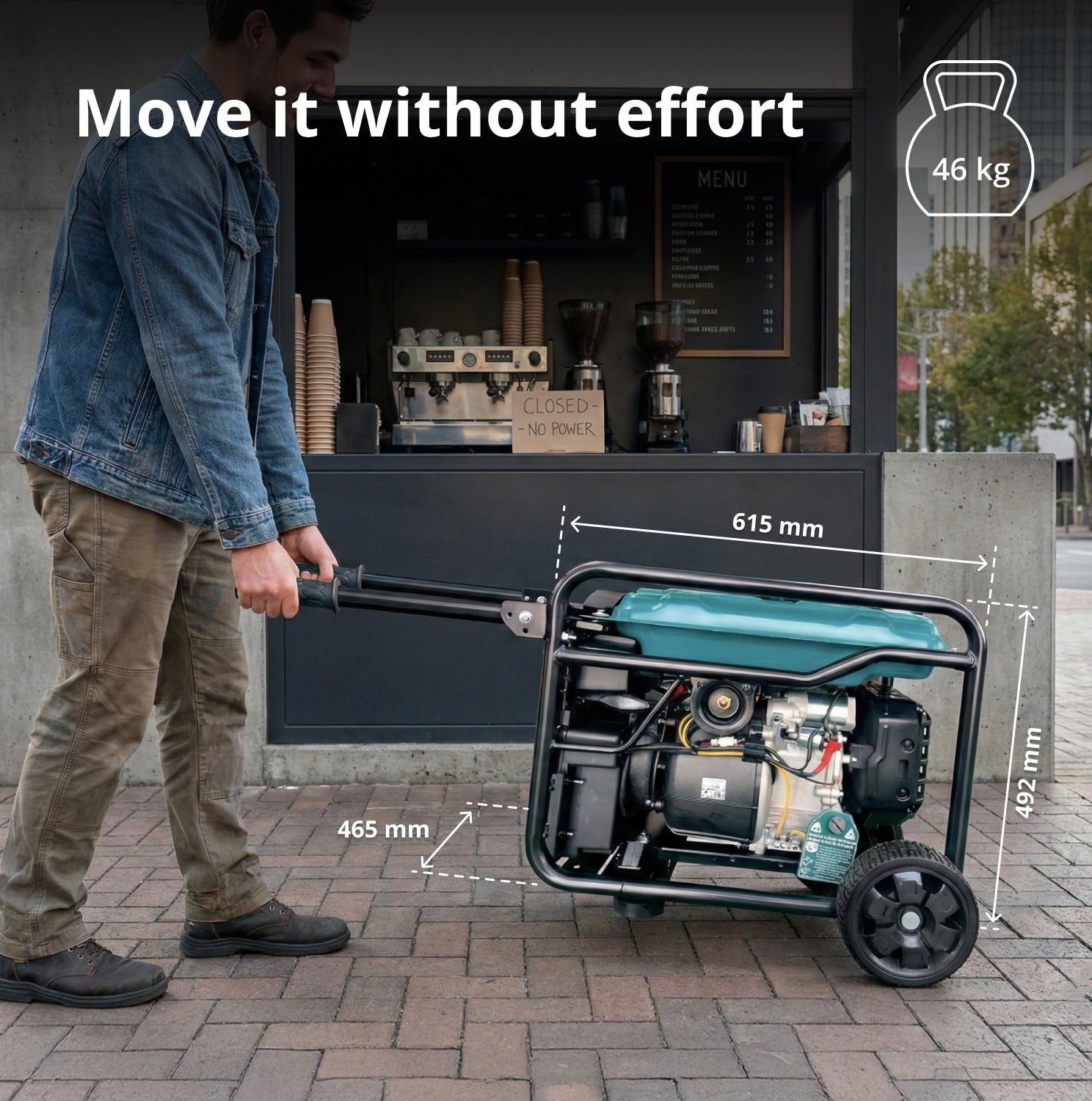 Dubbelt Bränsle Invertergenerator KS 6500iEG