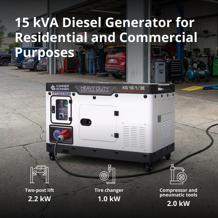 Diesel Generátor KS 16-1/3E