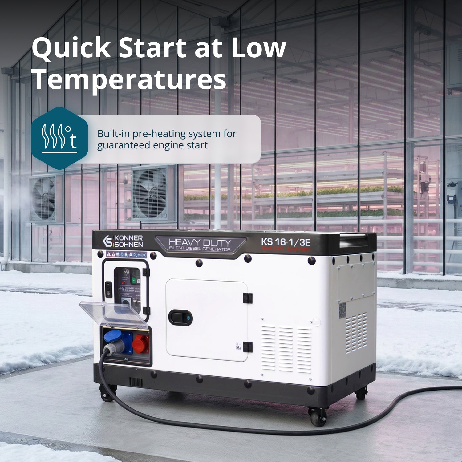 Ηλεκτροπαραγωγό Ζεύγος Diesel KS 16-1/3E