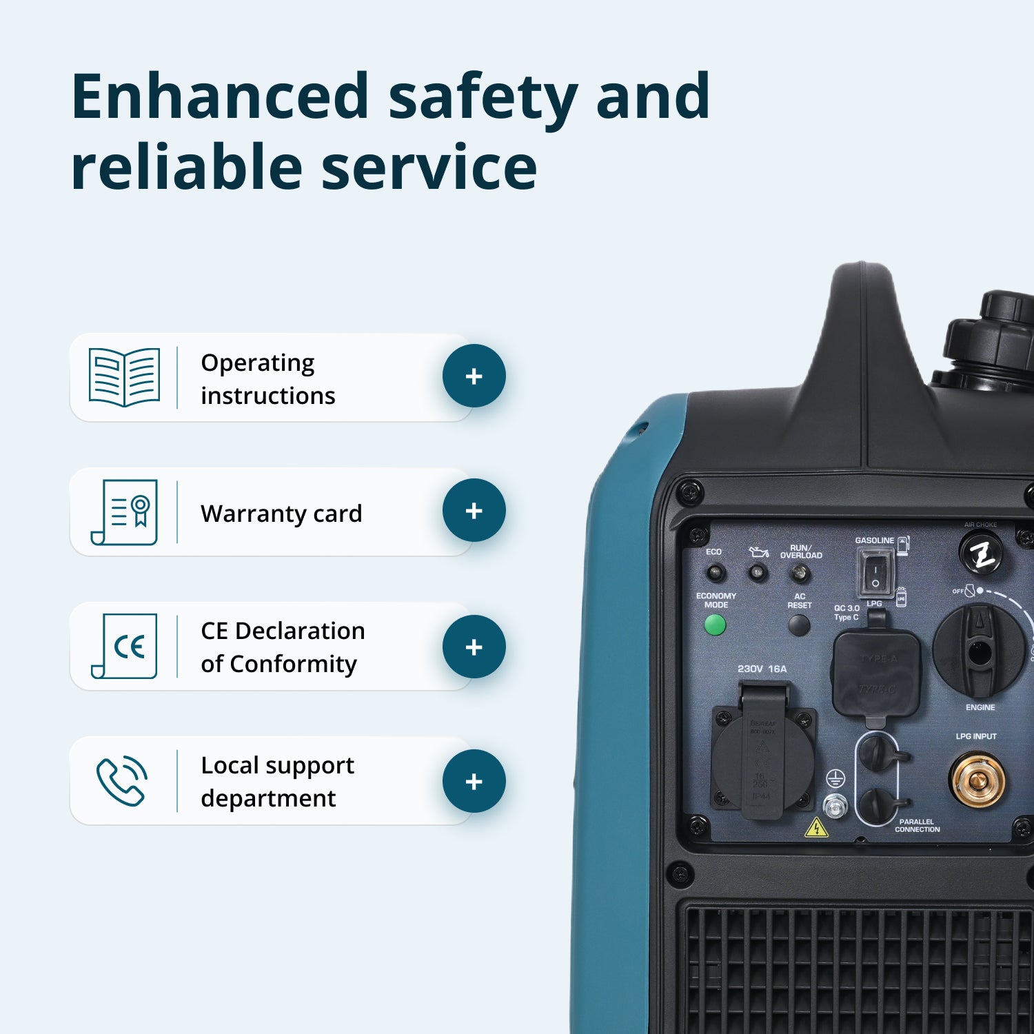 Invertergenerator (LPG/bensin) KS 1900iG S