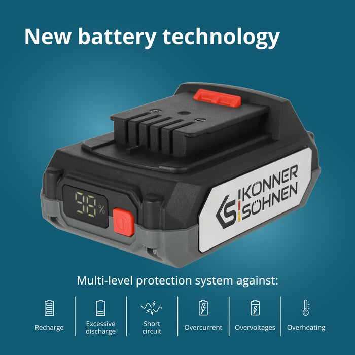 20V Lithium batteri KS 20V2-1