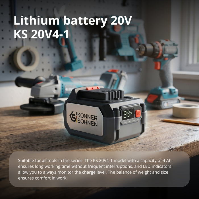 20V litijumska baterija KS 20V4-1