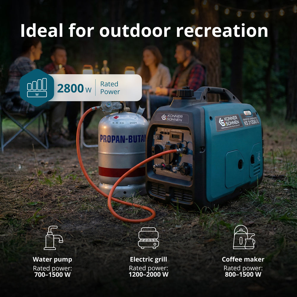 LPG/benzin inverteres generátor KS 3100iG S
