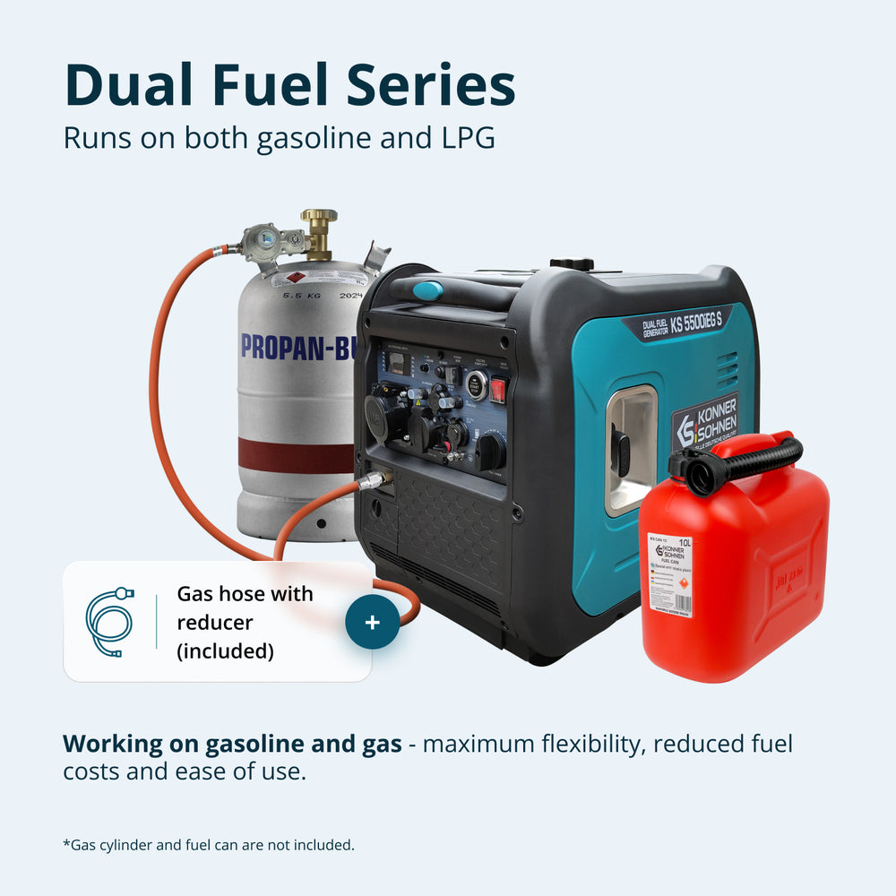 LPG/bensin invertergenerator KS 5500iEG S