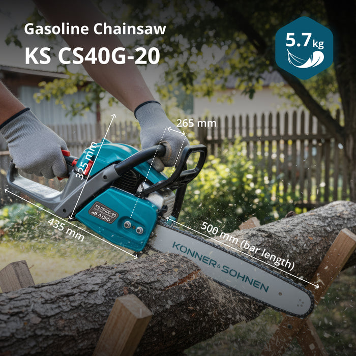 Βενζινοκίνητο αλυσοπρίονο KS CS40G-20