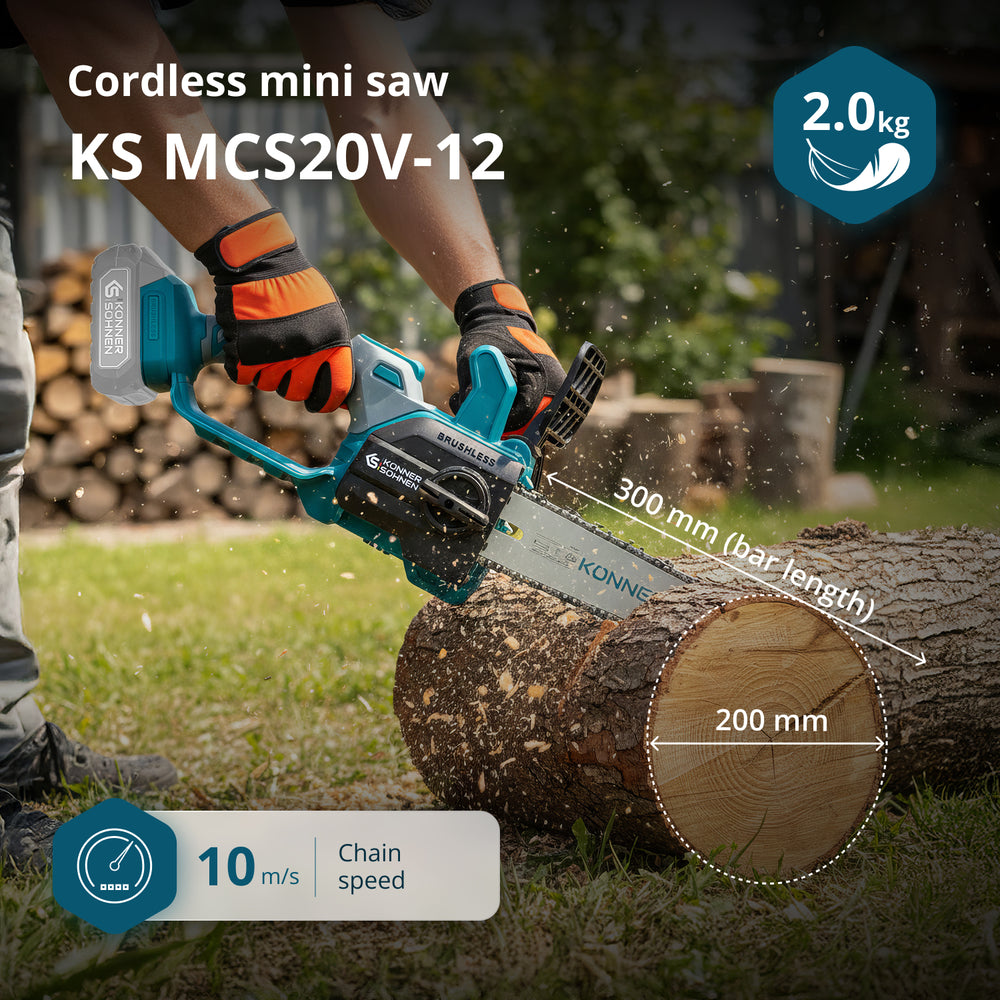 Bežična Mini Motorna Testera KS MCS20V-12