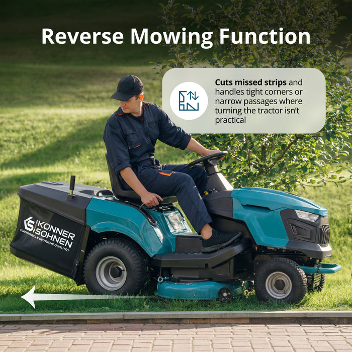Bensindriven Traktor Gräsklippare KS 98TMG-H
