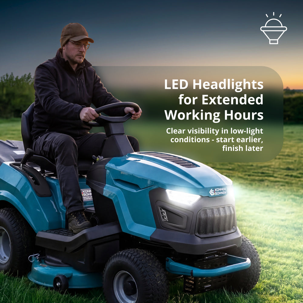 Bensindriven Traktor Gräsklippare KS 98TMG-H