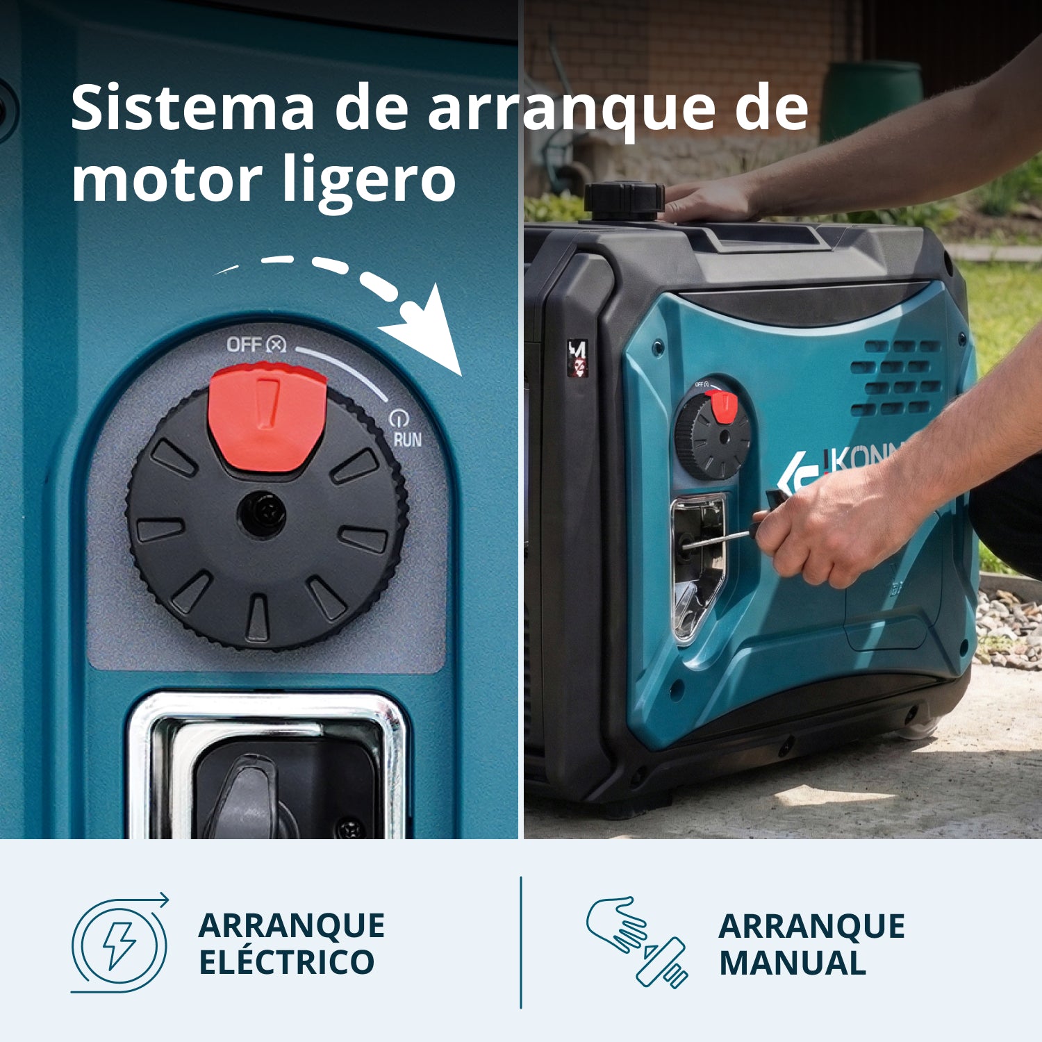 Generador inverter Könner & Söhnen KS 6000iE S