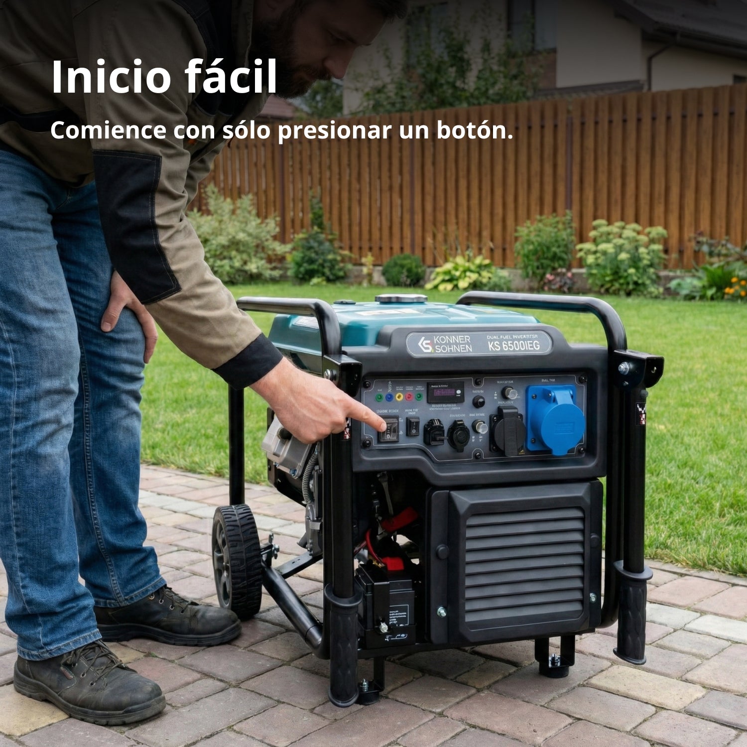 Generador Inverter KS 6500iEG (Gasolina/Gas)