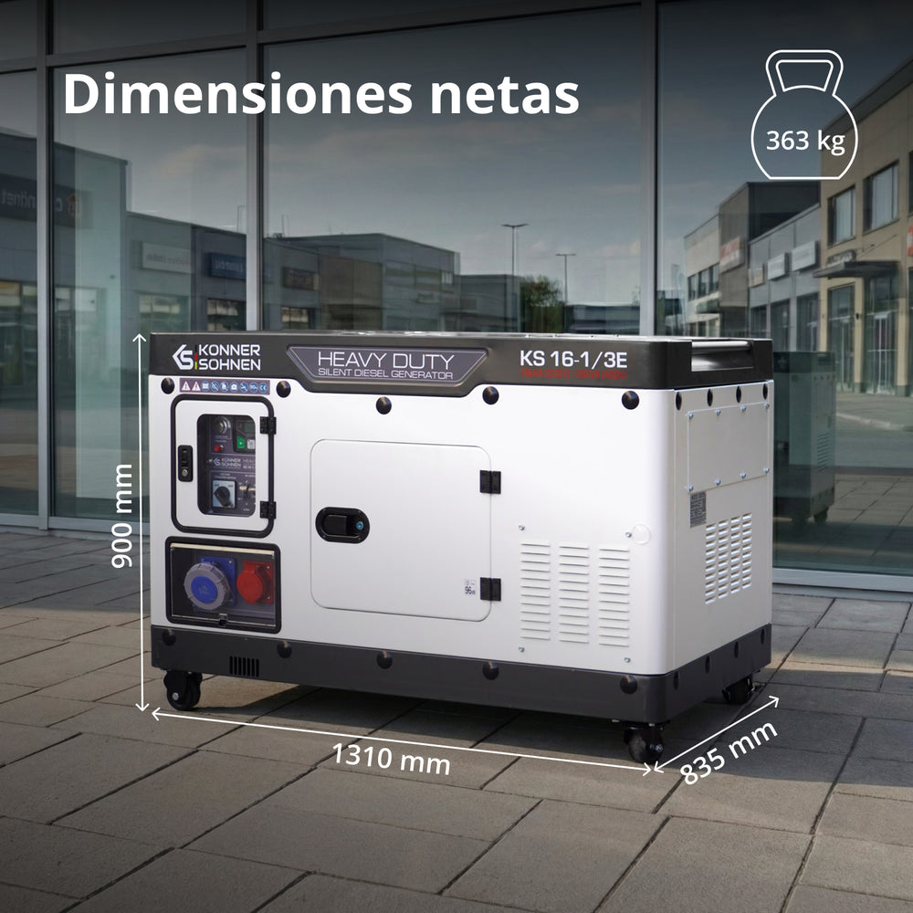 Generador diésel KS 16-1/3E