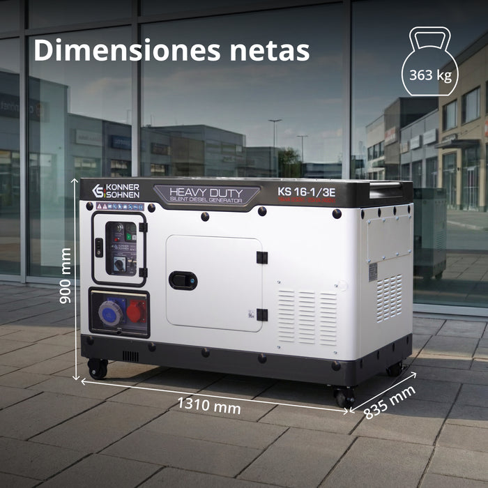 Generador diésel KS 16-1/3E