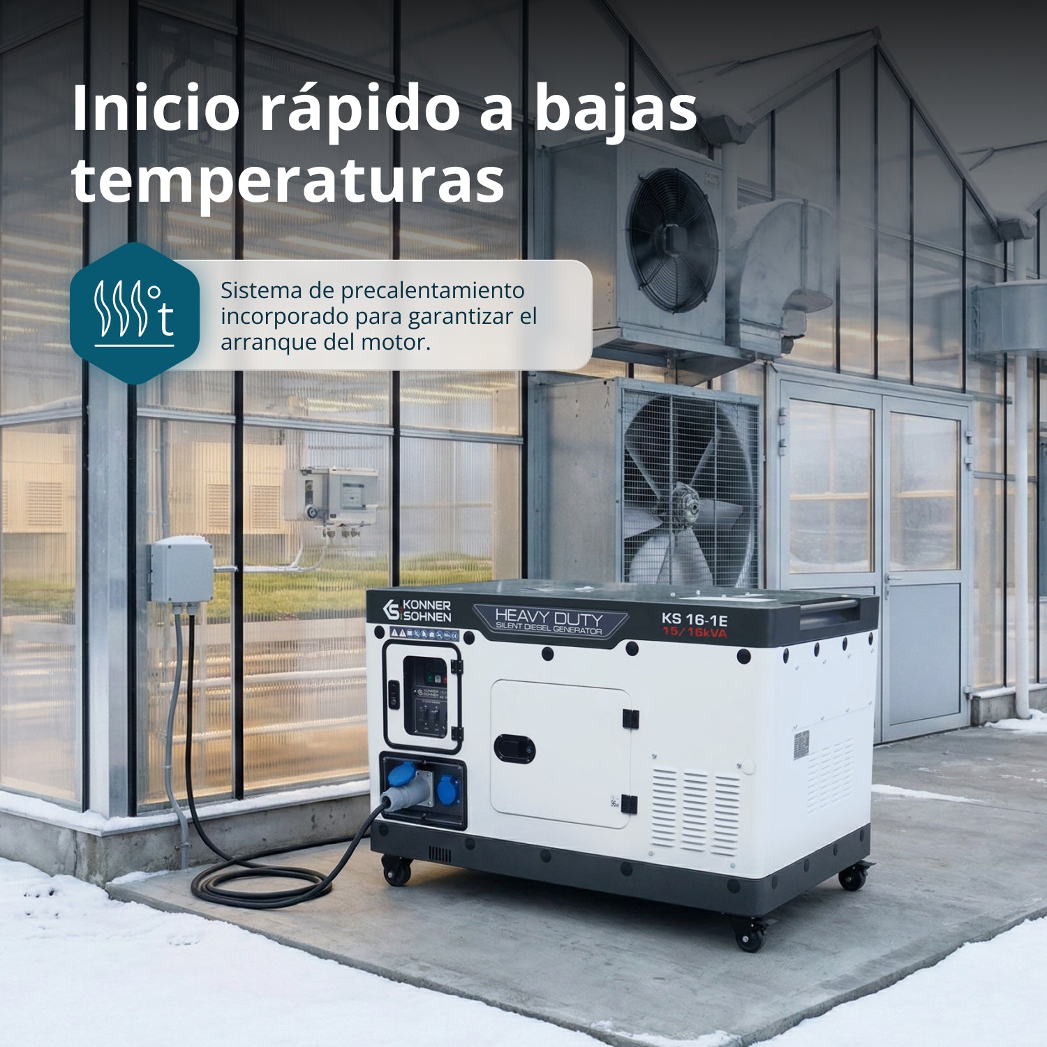 Generador diésel KS 16-1E