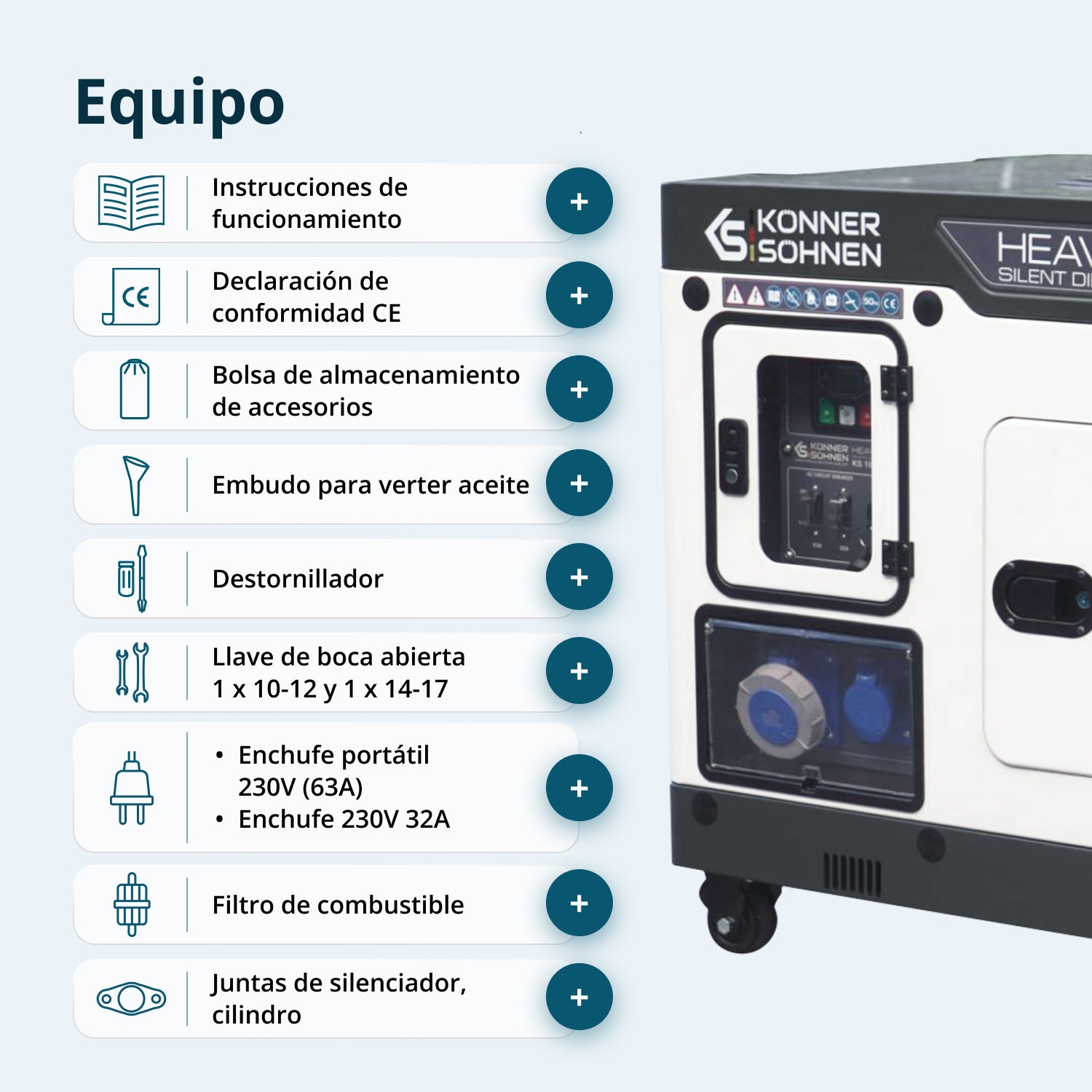 Generador diésel KS 16-1E