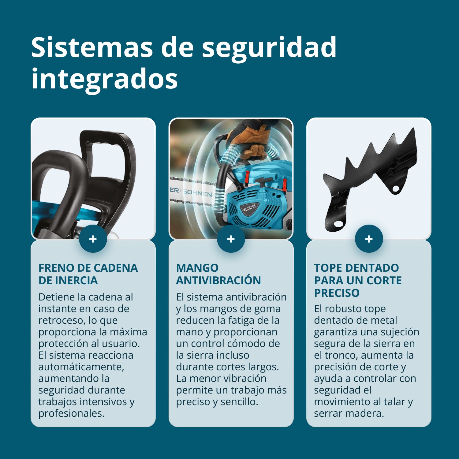 Motosierra de gasolina KS CS40G-20