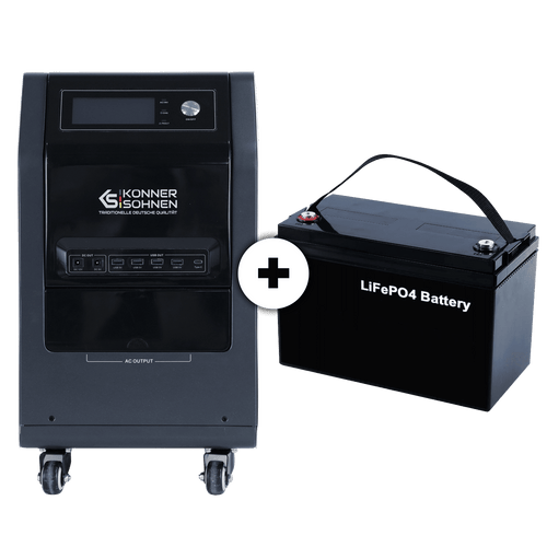 Funcionamento com bateria externa