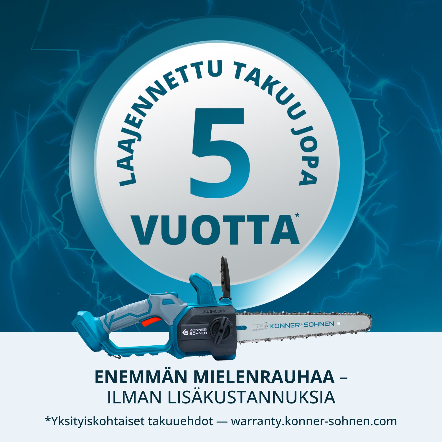 Johdoton Mini Moottorisaha KS MCS20V-12 SET