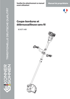 Coupe-bordures et débroussailleuse sans fil KS BCT1-40V